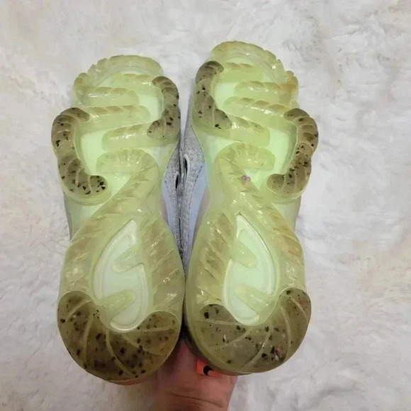 Nike Air Vapormax 2021 FK Light Bone Lime Ice Women's Size 6.5 Sneakers - Picture 8 of 9